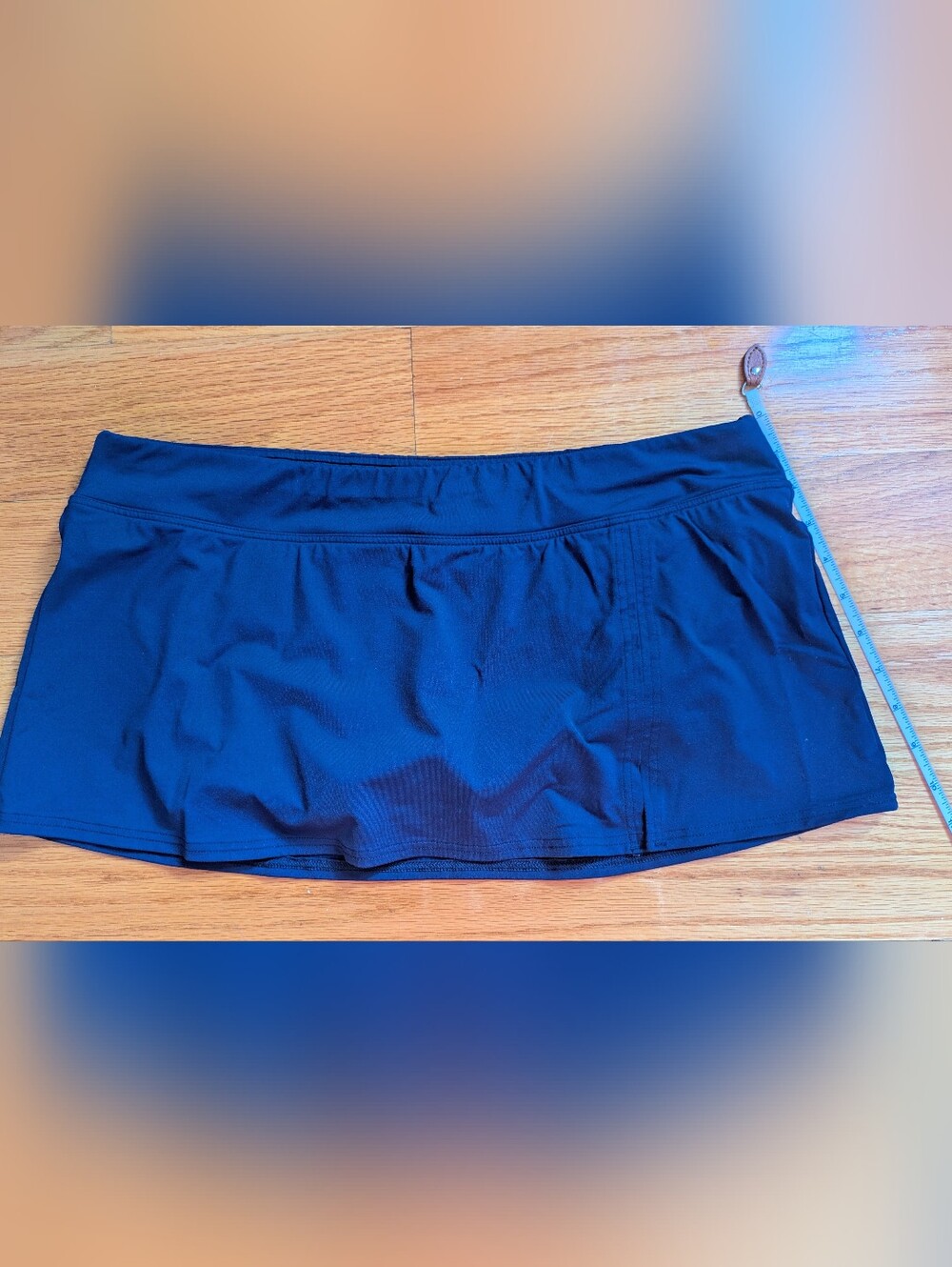 Lands' End Navy Mini Swim Skirt Size 12